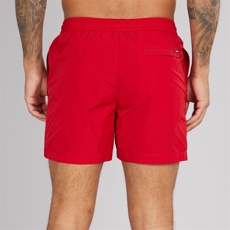 Calvin Klein Mens Drawstring Swim Shorts Quaint Berry