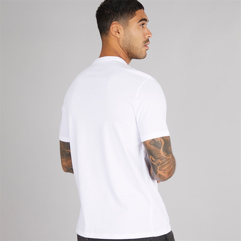 Calvin Klein Mens Hero Monologo T-Shirt Brilliant White