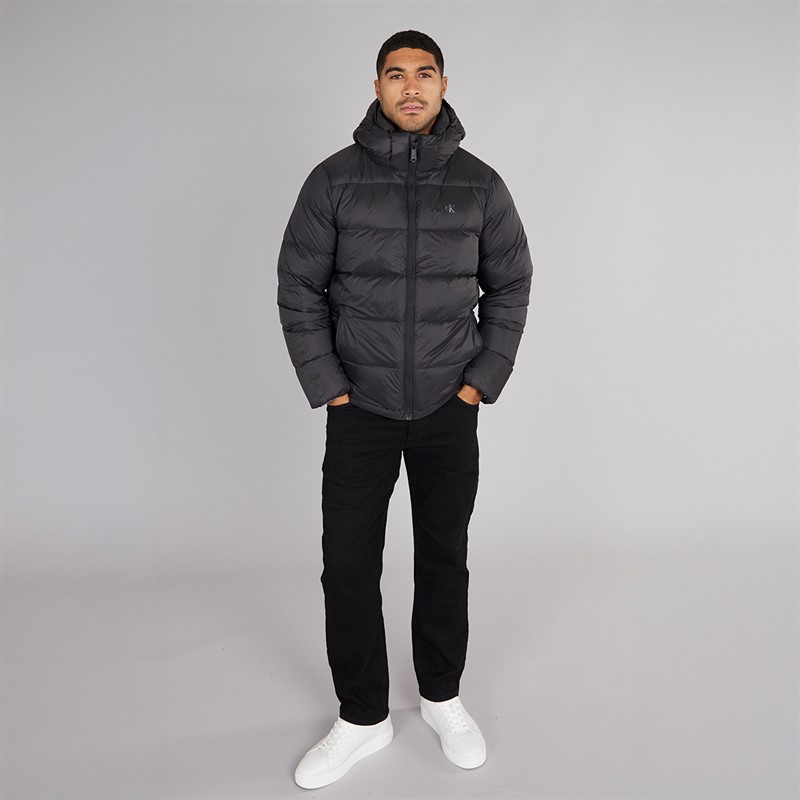 Calvin Klein Mens Puffer Jacket Black Beauty
