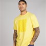 Calvin Klein Mens Short Sleeve Puff Graphic T-Shirt Sunshine