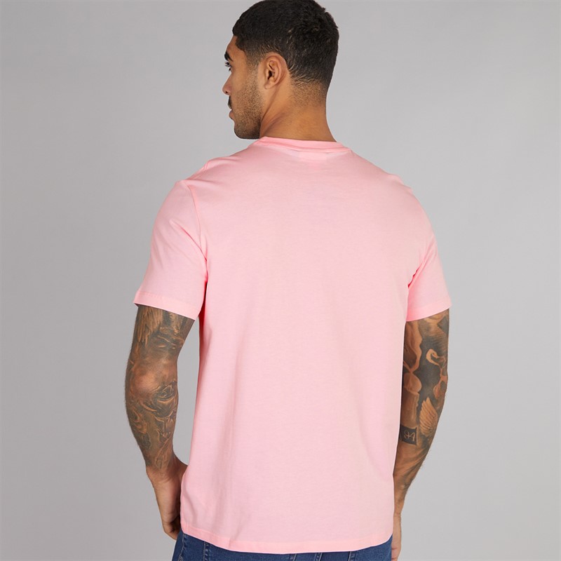 Calvin Klein Mens Solid Crew Neck T-Shirt Rose Shadow