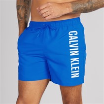 Calvin Klein Mens Medium Drawstring Swim Shorts Patch Of Blue