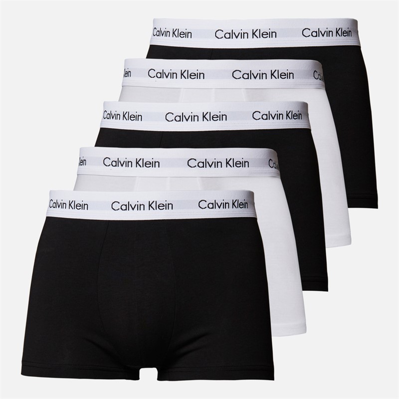 Calvin Klein Mens Low Rise Five Pack Trunks Multi