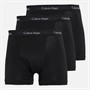 Calvin Klein Herren Baumwolle Stretch Dreier Pack Boxer Trunks Schwarz/Schwarz