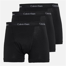 Calvin Klein Heren Katoen Stretch Drie Pak Boxer Trunks Zwart/Zwart