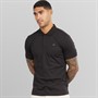 Calvin Klein Mens Smooth Cotton Slim Polo Shirt CK Black