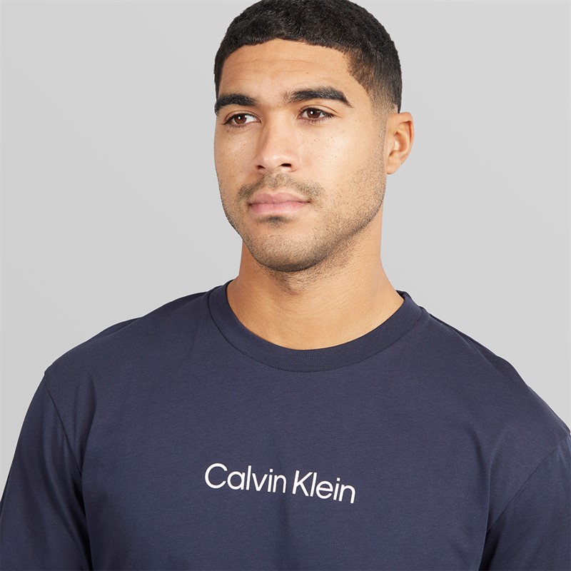 Calvin Klein Mens Hero Logo T-Shirt Night Sky