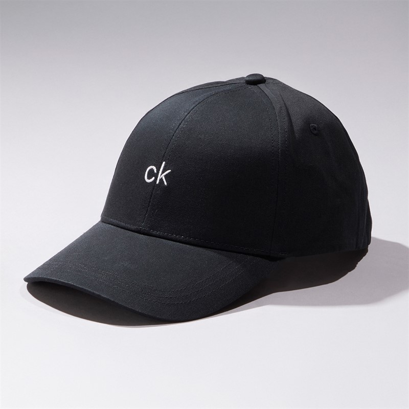 Calvin Klein Mens Center Cap Black