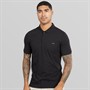 Calvin Klein Mens Stretch Pique Slim Polo Shirt CK Black