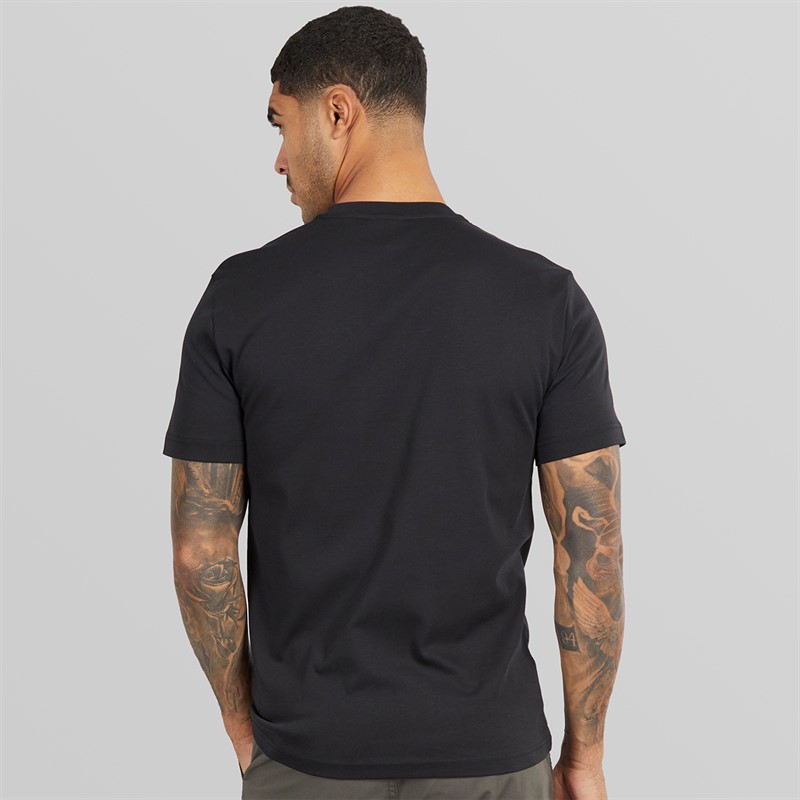 Calvin Klein Mens Micro Logo Interlock T-Shirt Ck Black