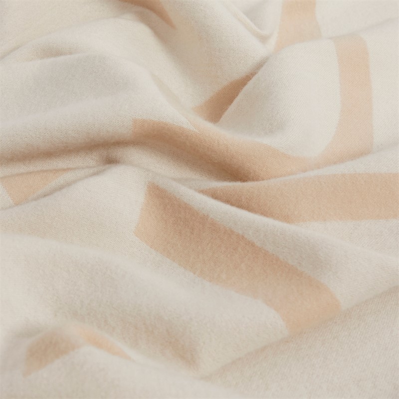 Calvin Klein Womens Bold Logo Two Tone Scarf Chateau Gray