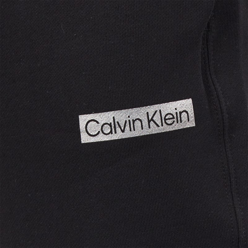 Calvin Klein Mens Terry Graphic Joggers Black