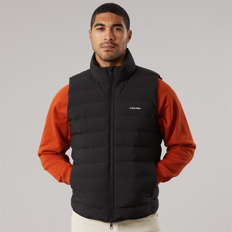 Calvin Klein Mens Classic Lightweight Puffer Gilet Black