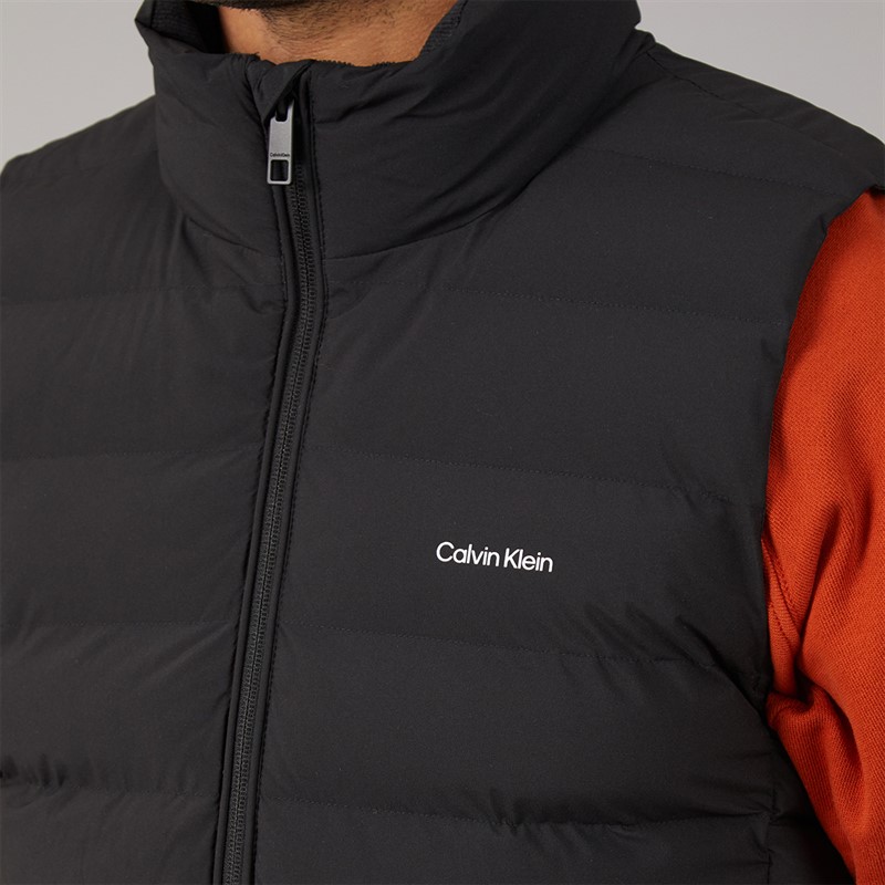 Calvin Klein Mens Classic Lightweight Puffer Gilet Black