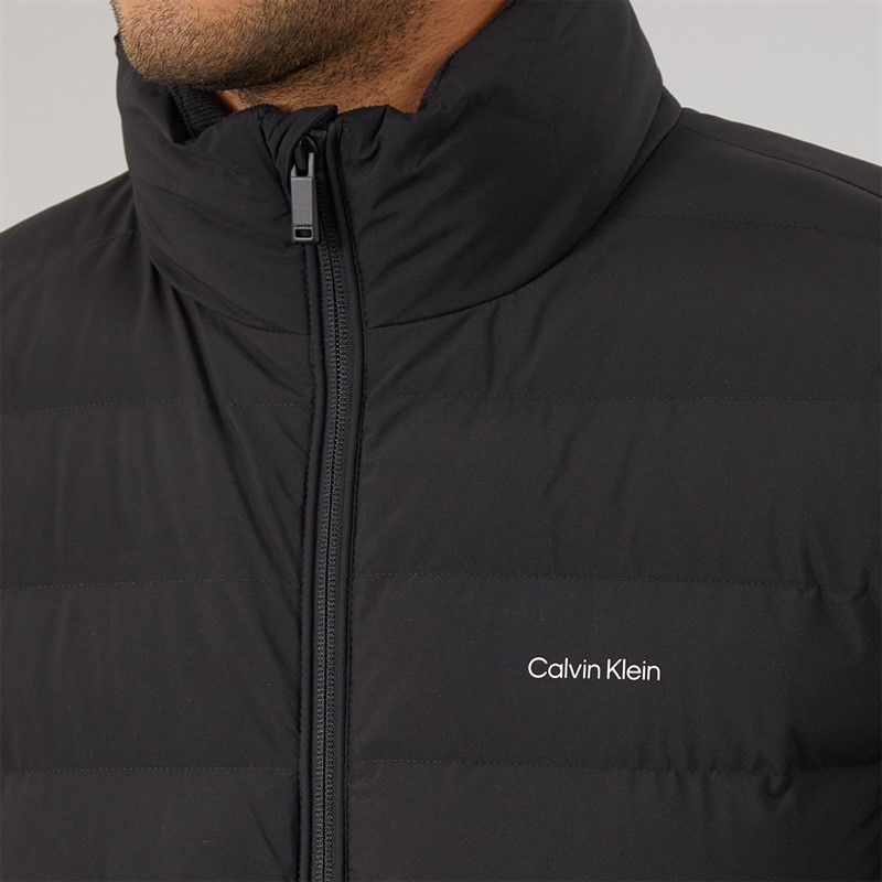 Calvin Klein Mens Classic Lightweight Puffer Coat Black