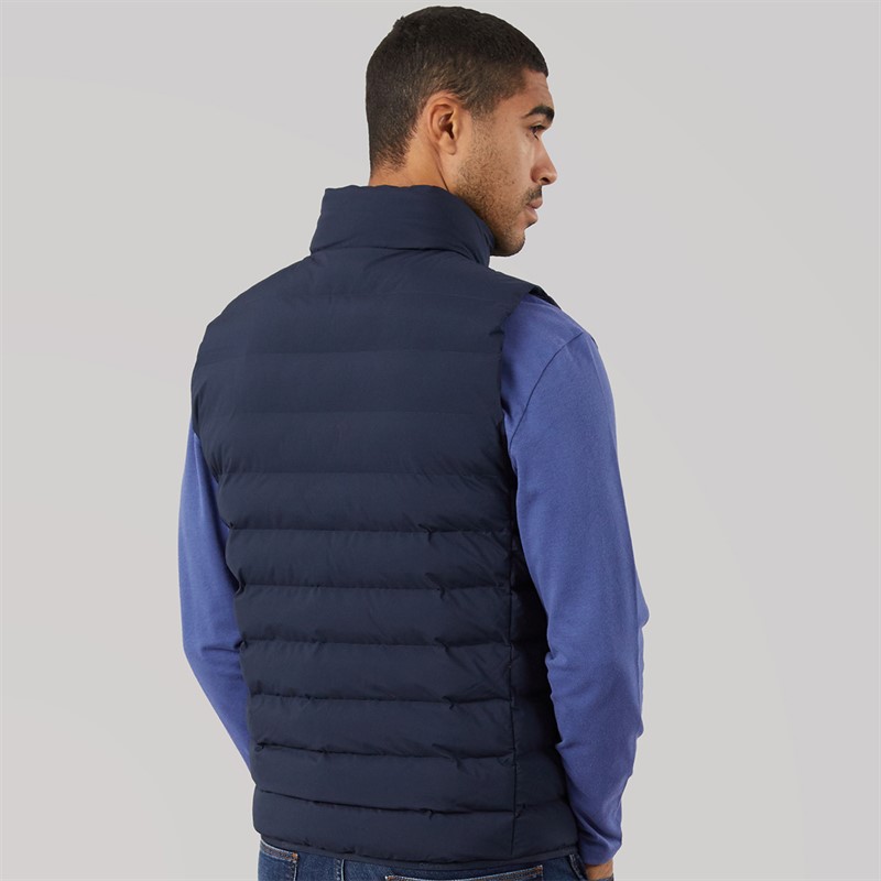Calvin Klein Mens Classic Lightweight Puffer Gilet Dark Sapphire