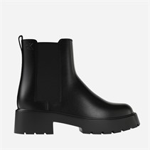 Calvin Klein Womens Chunky Chelsea Boots Triple Black