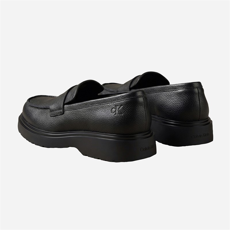 Calvin Klein Mens Combat Essential Loafers Triple Black