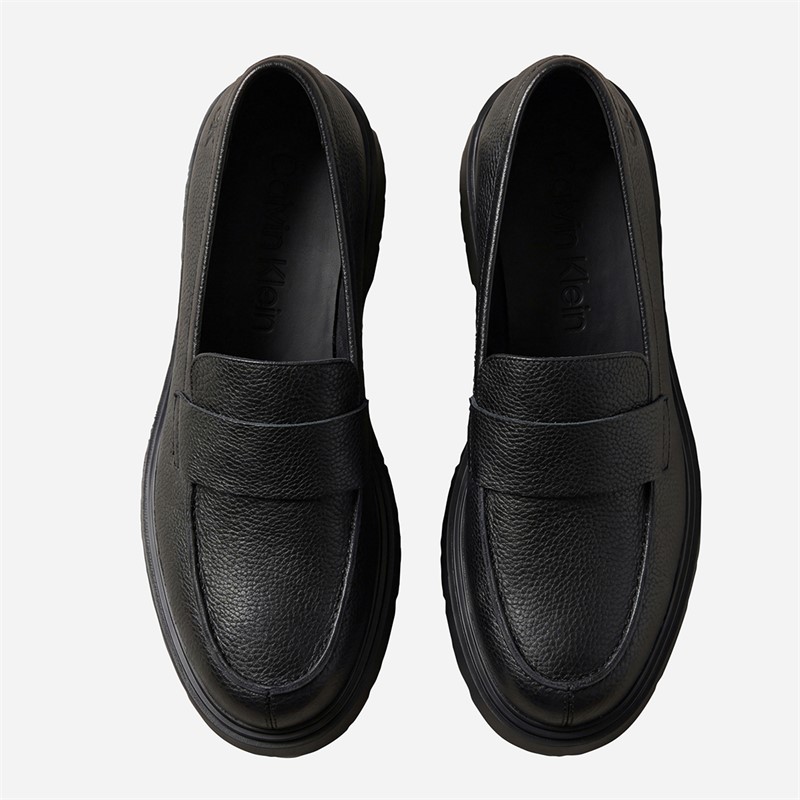 Calvin Klein Mens Combat Essential Loafers Triple Black
