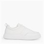 Calvin Klein Mens Low Top Lace Up Trainers Triple White
