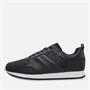 Calvin Klein Mens Retro Runner Trainers Black Mono