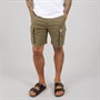 Calvin Klein Mens Washed Cargo Shorts Stone Gray