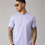 Calvin Klein Mens Woven Label Regular T-Shirt Aleutian