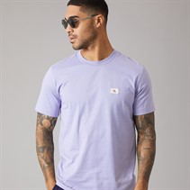 Calvin Klein Mens Woven Label Regular T-Shirt Aleutian