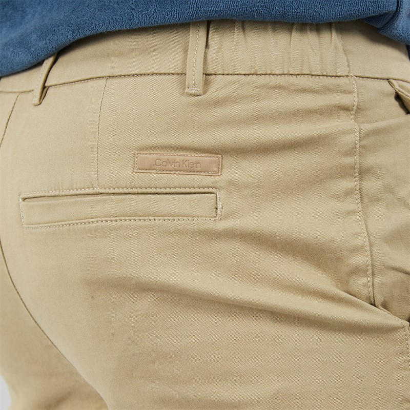 Calvin Klein Mens Modern Twill Cargo Shorts Tree House