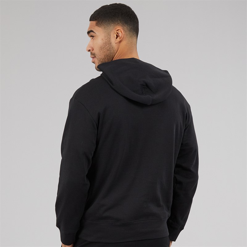 Calvin Klein Mens Long Sleeve Lounge Hoodie Black