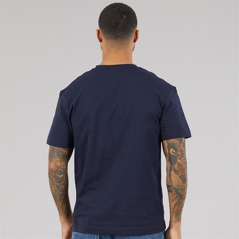 Calvin Klein Mens Cotton Comfort Fit T-Shirt Dark Sapphire