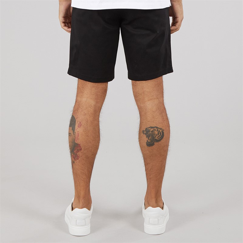 Calvin Klein Mens Sateen Stretch Slim Shorts Ck Black