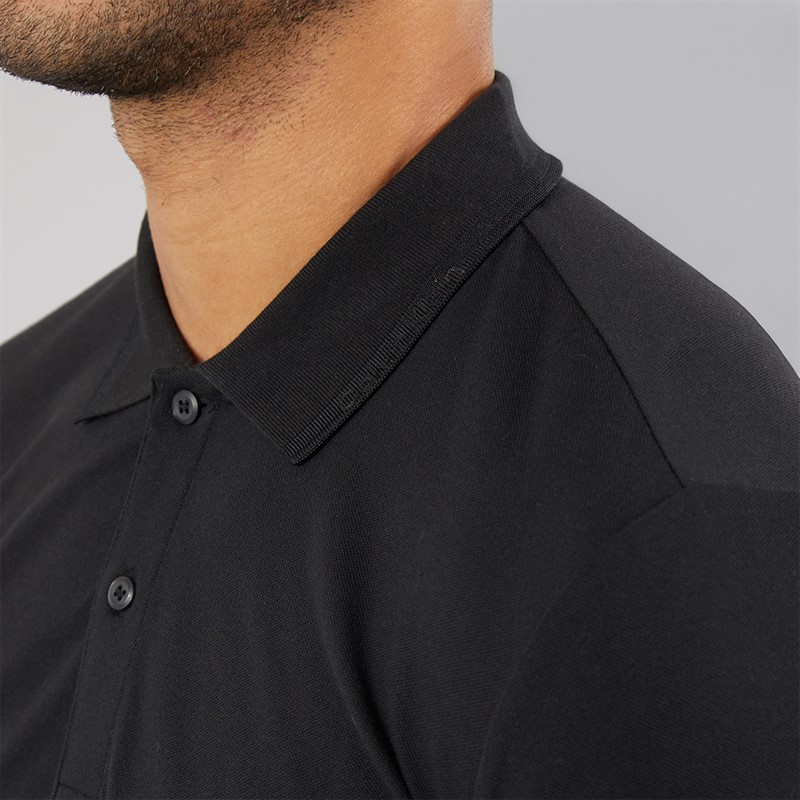 Calvin Klein Mens Thermo Tech Pique Polo Shirt Ck Black