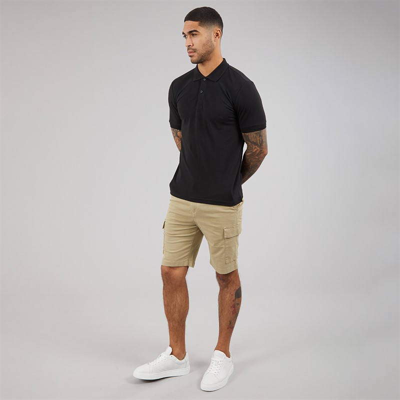 Calvin Klein Mens Thermo Tech Pique Polo Shirt Ck Black