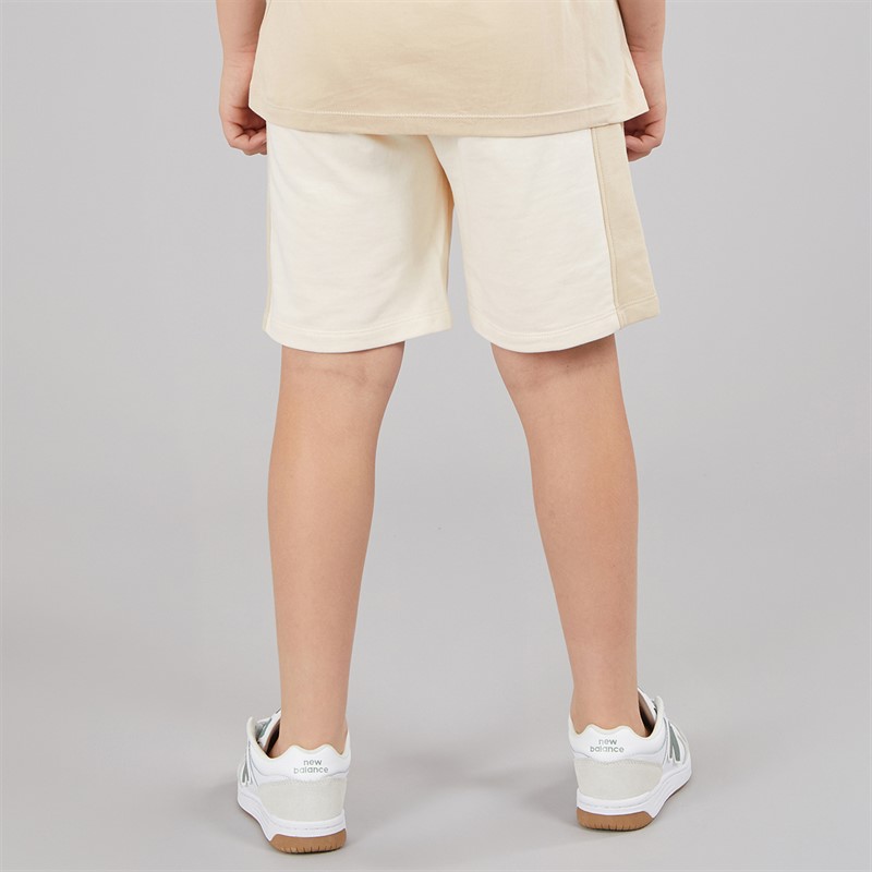 Calvin Klein Boys Colour Block Relaxed Shorts Oyster Gray