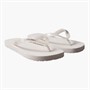Calvin Klein Womens Arwa Metallic Pearlised Flip Flops Bright White
