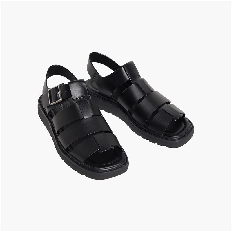Calvin Klein Womens Zadar Slingback Sandals Triple Black
