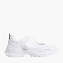 Calvin Klein Womens Trailblazer Velcro Runner Trainers Triple Bright White