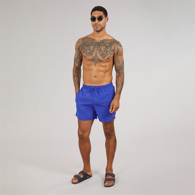 Calvin Klein Mens Swim Shorts Blue River Fog