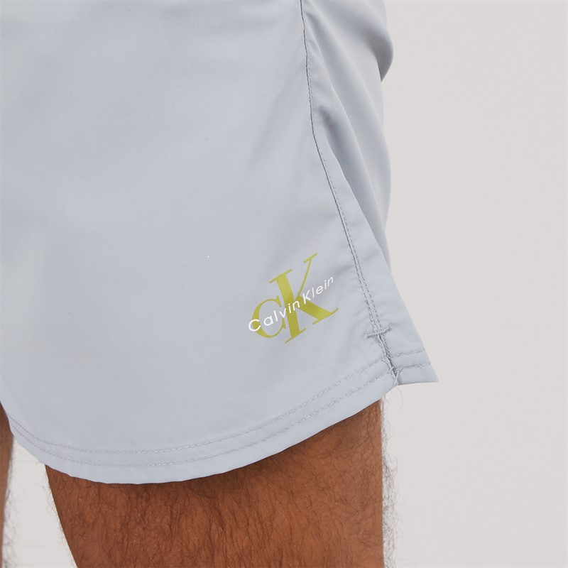 Calvin Klein Mens Swim Shorts Misty Grey
