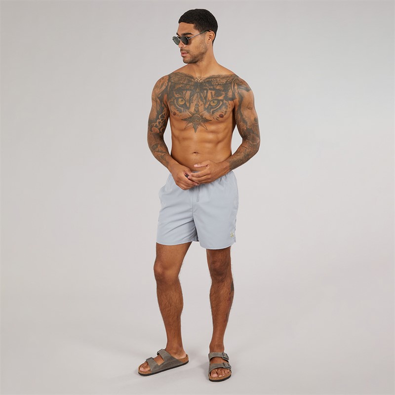 Calvin Klein Mens Swim Shorts Misty Grey
