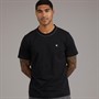 Calvin Klein Mens Short Sleeve Contrast Collar T-Shirt Black