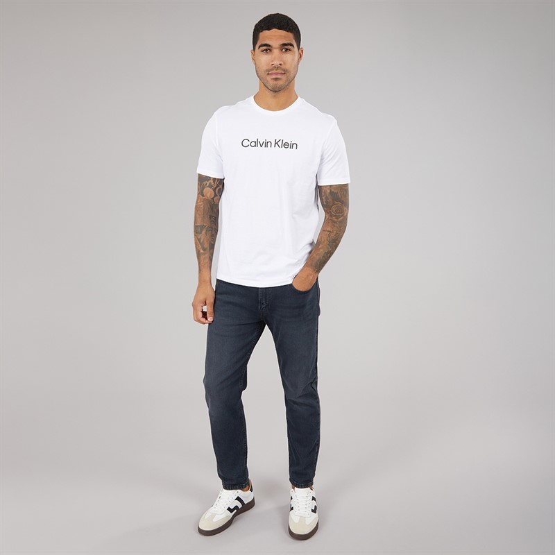 Calvin Klein Mens Sport Graphic T-Shirt Bright White