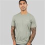 Calvin Klein Mens Short Sleeve Micro Logo Crew Neck T-Shirt Shadow