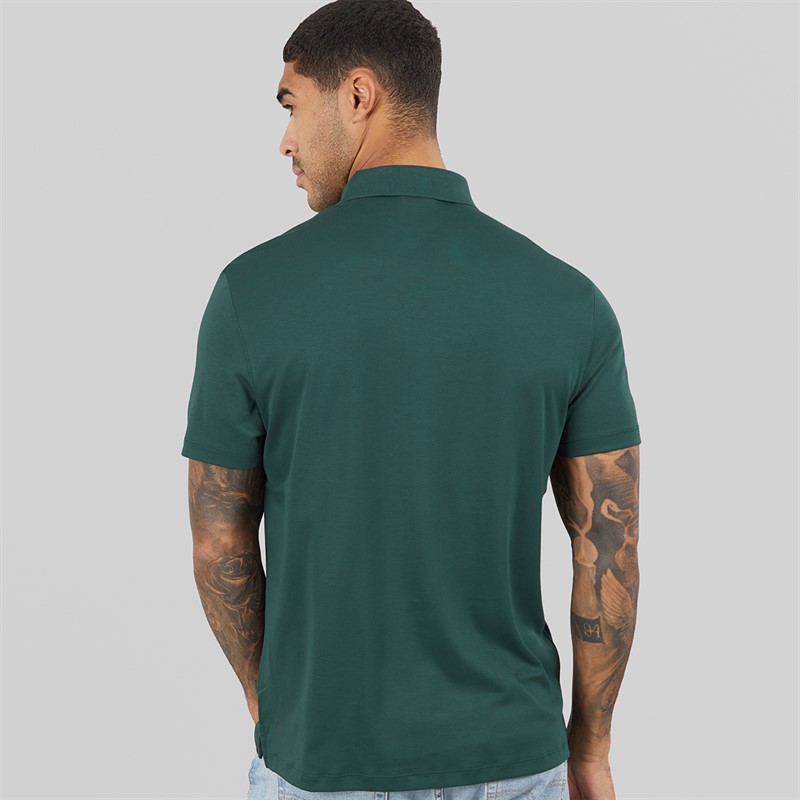 Calvin Klein Mens Short Sleeve Supima Chest Embroidered Polo Shirt Nearly Navy