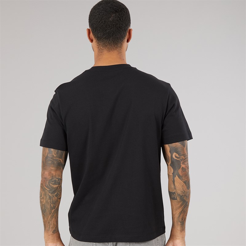 Calvin Klein Mens Short Sleeve Tonal Metallic Graphic T-Shirt Black