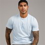 Calvin Klein Mens Short Sleeve Distress Short Sleeve Mono Graphic T-Shirt Breezy Blue