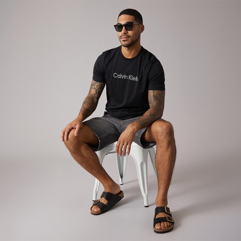 Calvin Klein Mens Sport Graphic T-Shirt Black