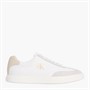 Calvin Klein Mens Low Profile Cupsole Trainers Bright White/Oatmeal