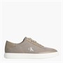 Calvin Klein Womens Low Profile Cuspole Trainers Desert Taupe/Marshmallow